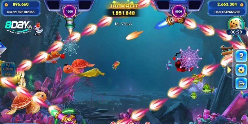 Điểm danh những ưu thế tuyệt vời làm nên sức hút của trò chơi bắn cá 3D 8DAY.